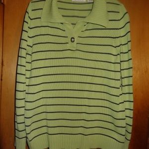 Women's Green & Blue Sweater Size Large